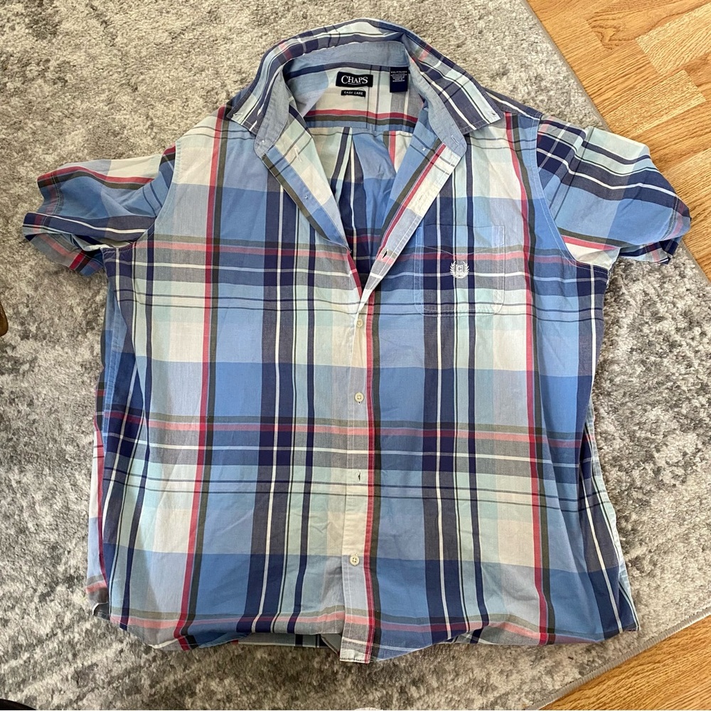 Chaps Mens Button Down Shirt